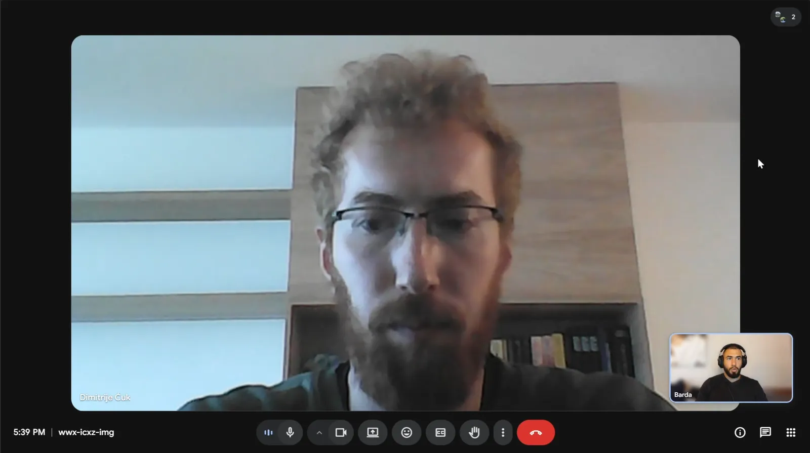 One-on-one AI training call with an engineer